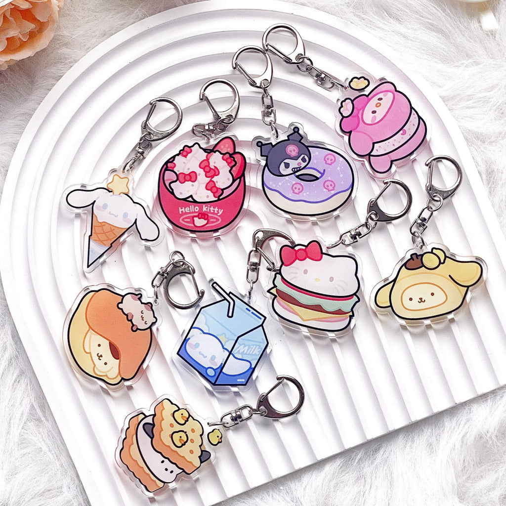 Kawaii Cartoon Keychains Sweet and Fun