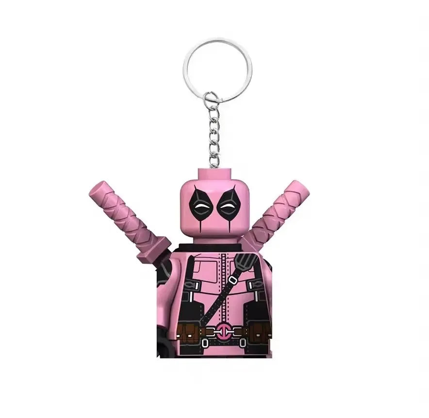 Mini Block Hero Keychains
