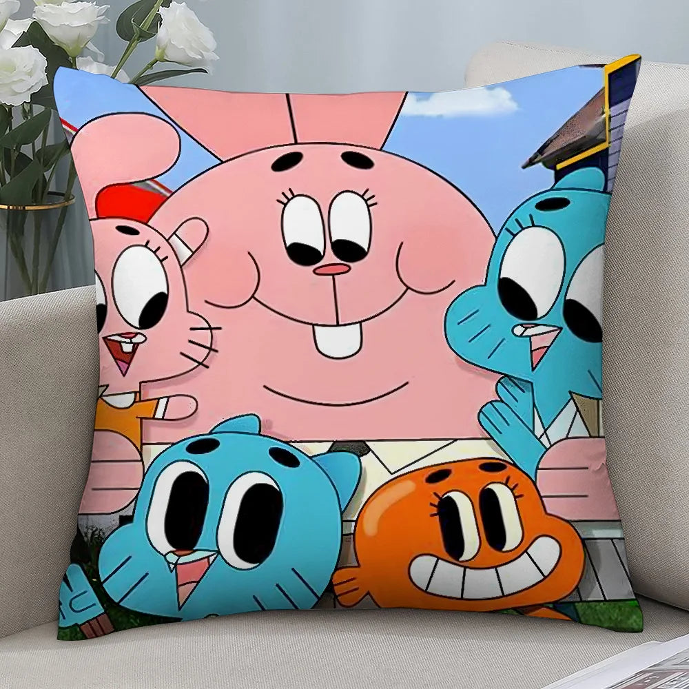 Gumball Throw Pillow Cover