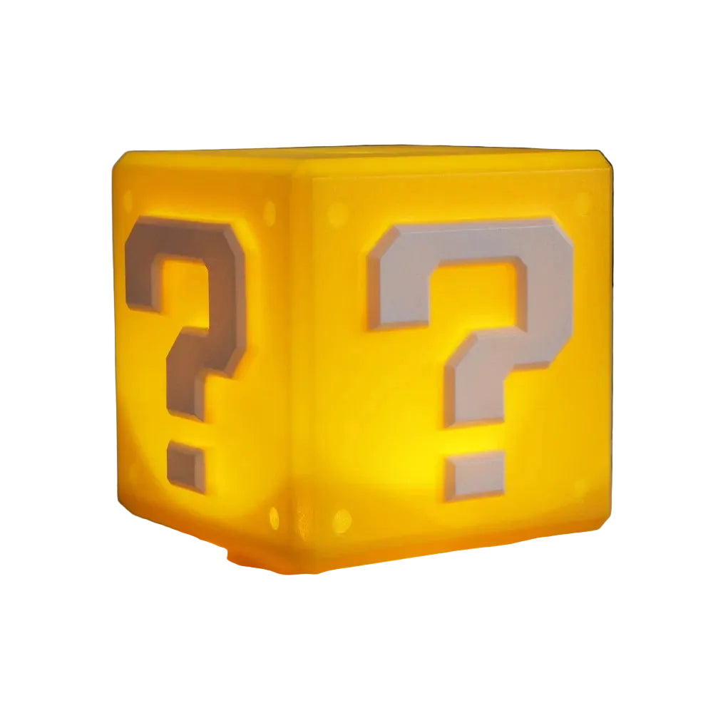 Mario Question Block Lamp The Perfect Light for Retro Game Fans