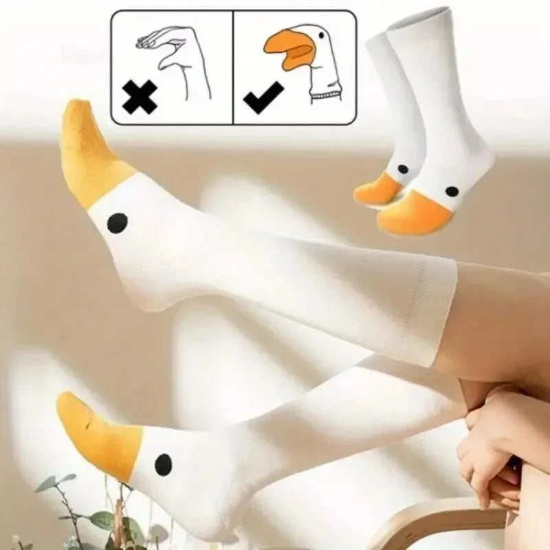 Funny Duck Beak Toe Socks