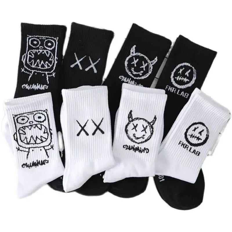 Urban Style Printed Socks