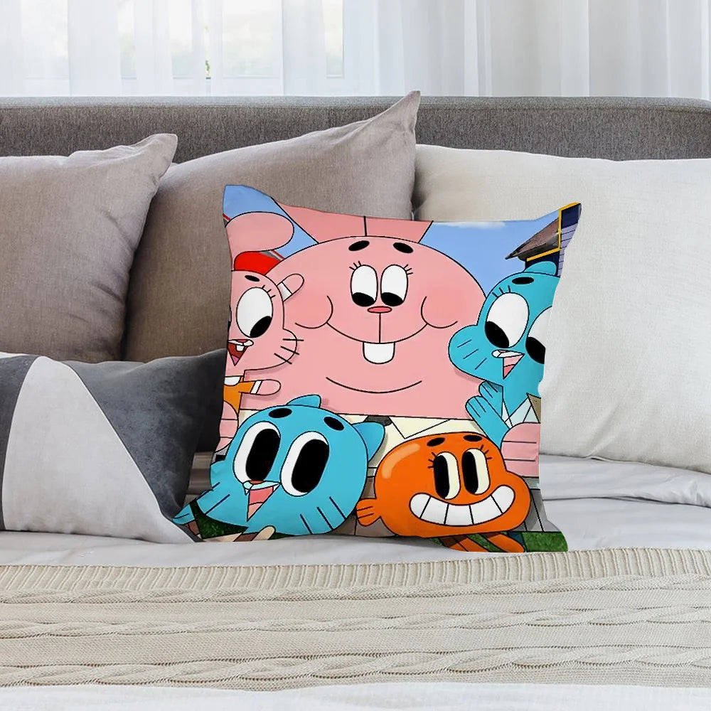 Gumball Throw Pillow Cover