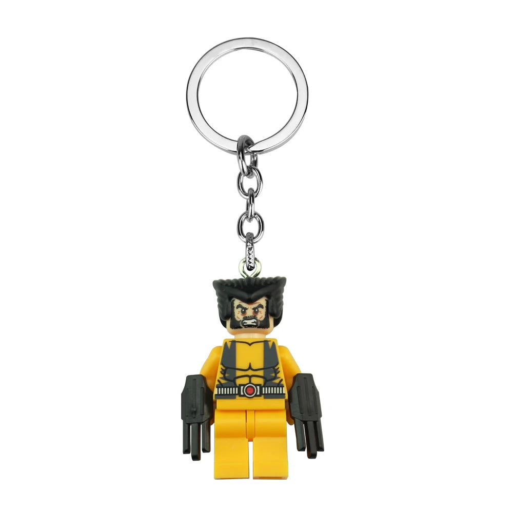 Mini Block Hero Keychains