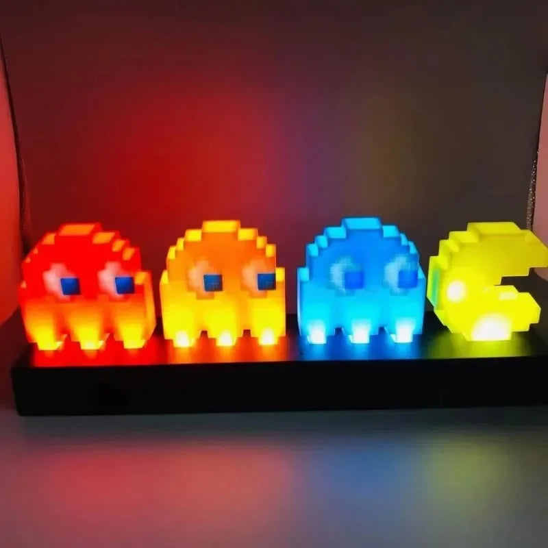 Pac-Man Retro Pixel Desk Decor