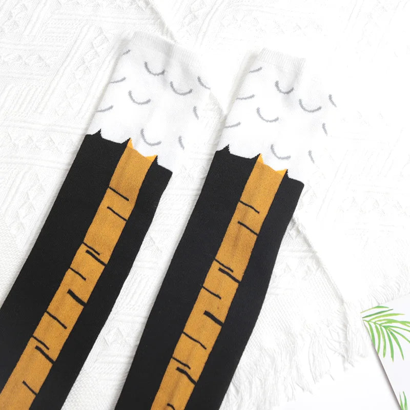 Funny Over the Knee Chicken Leg Socks