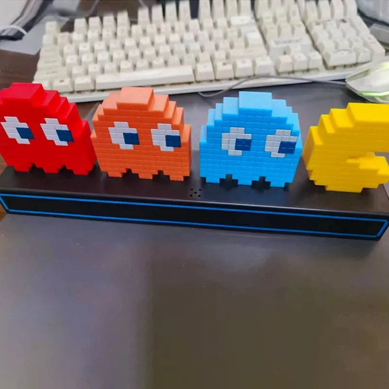 Pac-Man Retro Pixel Desk Decor