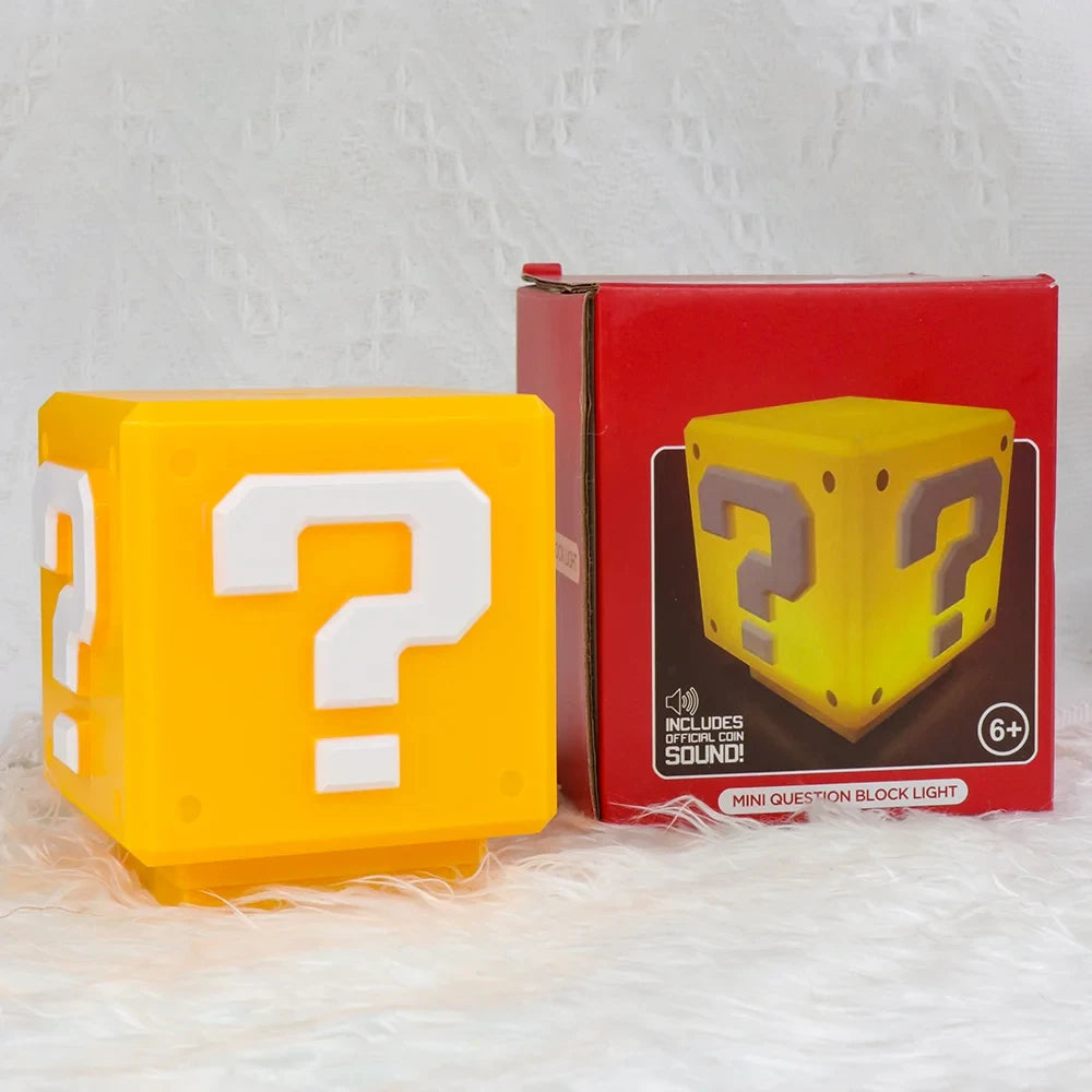 Mario Question Block Lamp The Perfect Light for Retro Game Fans